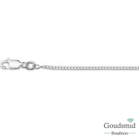 Zilveren collier gourmette 1,8mm 50cm