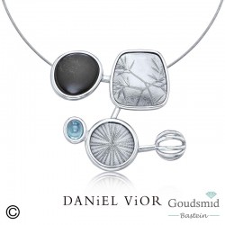 Daniel Vior Acacia zilveren hanger