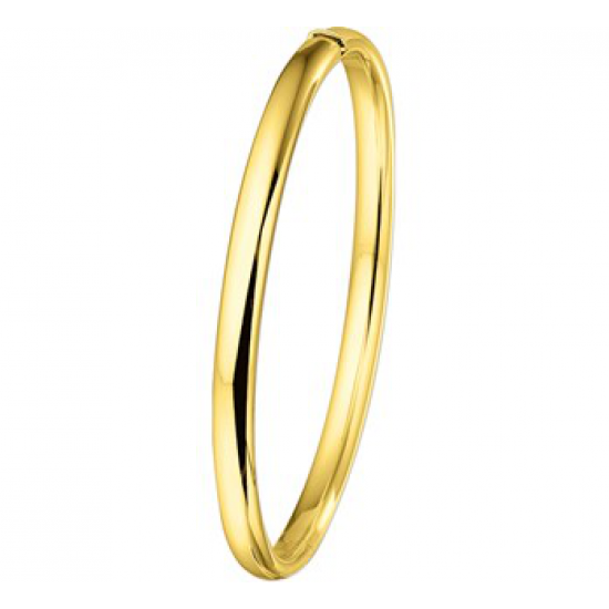 Gouden bangle 4.8mm, 60mm