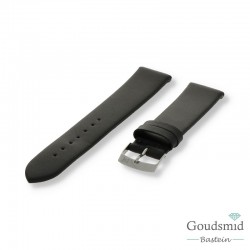 Morellato horlogeband leer glad zwart, 10mm