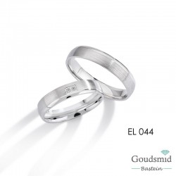 Bluerings trouwringen set EL044 14kt goud Diamant