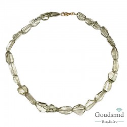 SCRATCHED GOLD collier phrasoliet