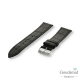 Morellato horlogeband Kajman Alligator gest. Zwart, 20mm