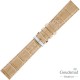 Morellato horlogeband Bolle Kroko pr. gestikt Donker ivoor, 18mm
