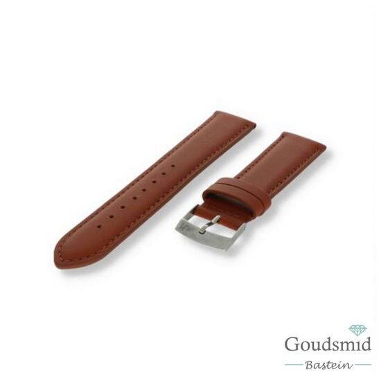 Morellato horlogeband Grafic Glad gestikt Donker Naturel, 20mm