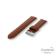 Morellato horlogeband Grafic Glad gestikt Donker Naturel, 20mm