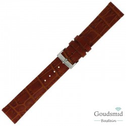 Morellato horlogeband Bolle Kroko pr. gestikt Tan, 18mm