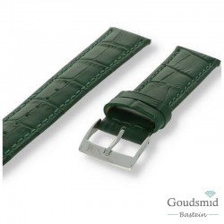 Morellato horlogeband Bolle Kroko pr. gestikt groen, 20mm