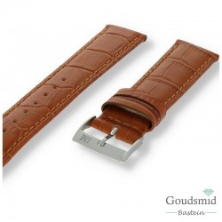 Morellato horlogeband Bolle Kroko pr. gestikt honing, 22mm