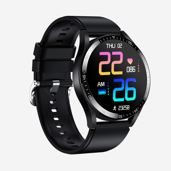 Smarty SW019A Smartwatch Zwart