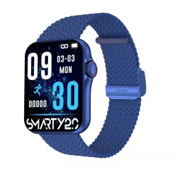 Smarty SW028C05 Smartwatch Effen Petrol Stretch