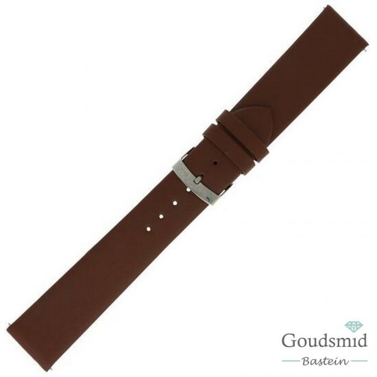Morellato horlogeband leer Micra glad Bruin, 10mm