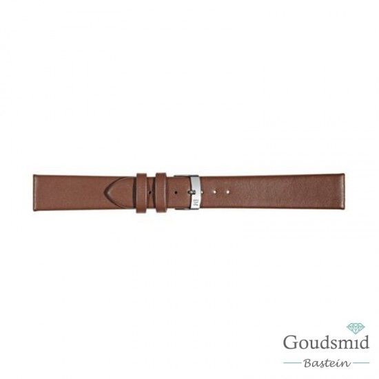 Morellato horlogeband leer Micra glad Bruin, 10mm
