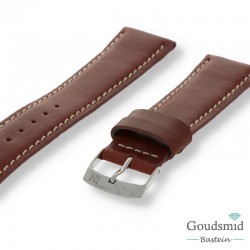 Morellato horlogeband Rodius Glad gestikt Tan, 20mm