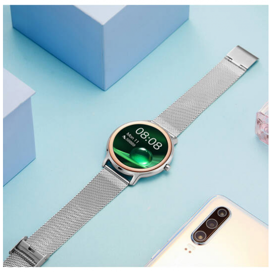 Smarty SW018B Smartwatch Rosékleurig