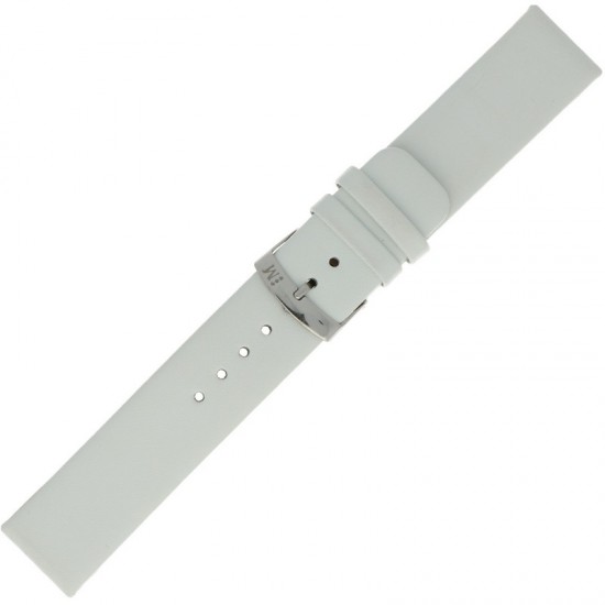Morellato horlogeband Large Glad ongestikt Wit , 22mm
