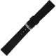 Morellato horlogeband Sprint Glad gestikt Zwart, 14mm
