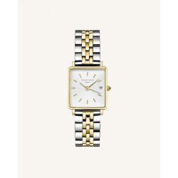 Rosefield Dames horloge QMWSSG-Q023 Boxy XS Duotone