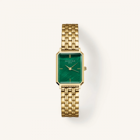 Rosefield Dames horloge OEGSG-O79 Octagon XS Emerald