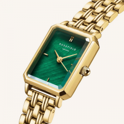 Rosefield Dames horloge OEGSG-O79 Octagon XS Emerald