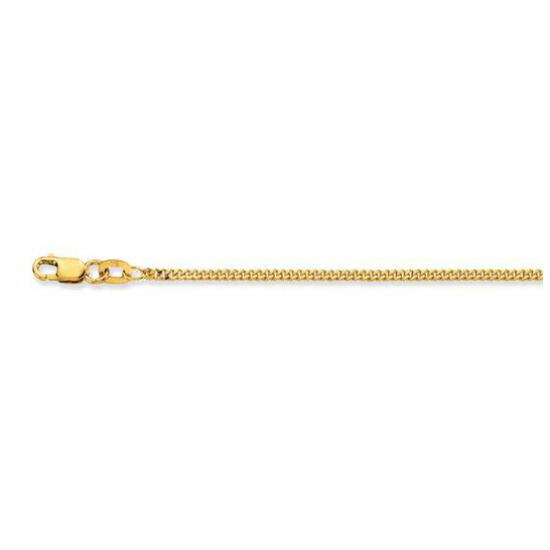 Gouden collier gourmet 1,6mm 50cm