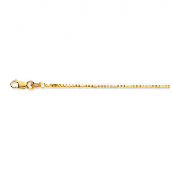 Gouden collier venetiaans 1,2mm 50cm