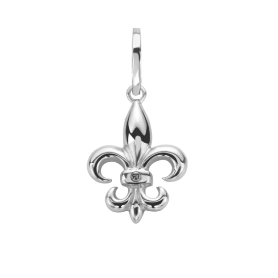 Rebel en Rose Fleur de Lis Hanger Zilver RR-PD014-S