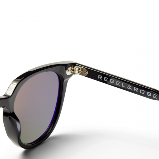 Rebel&Rose Danny Black Zonnebril RR-SUN002