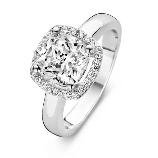 Rosa di Luca zilveren Ring Zirkonia 629.278