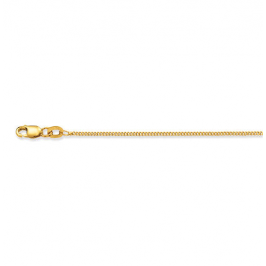 Gouden collier gourmet 1,2mm 45cm