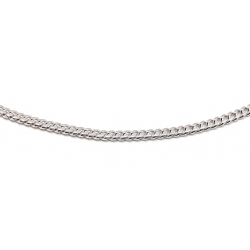 Zilveren Gourmet 4mm collier 55cm