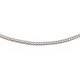 Zilveren Gourmet 4mm collier 55cm