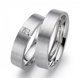 Gerstner trouwringen set 20009 14krt goud met diamant