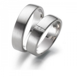 Gerstner trouwringen set 20057 14krt goud met diamant