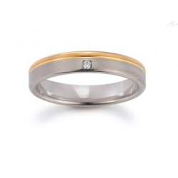 Gerstner trouwringen set 20078 14krt goud met diamant