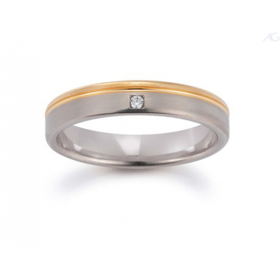 Gerstner trouwringen set 20078 14krt goud met diamant