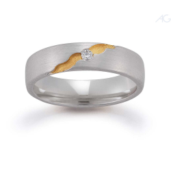 Gerstner trouwringen set 20166 14krt goud met diamant