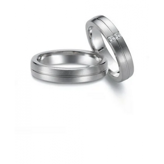 Gerstner trouwringen set 20204 14krt goud met diamant