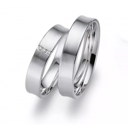 Gerstner trouwringen set 20206 14krt goud met diamant