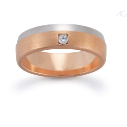 Gerstner trouwringen set 20207 14krt goud met diamant