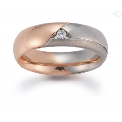 Gerstner trouwringen set 20214 14krt goud met diamant