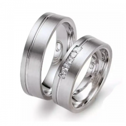 Gerstner trouwringen set 20219 14krt goud met diamant
