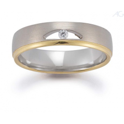 Gerstner trouwringen set 20220 14krt goud met diamant