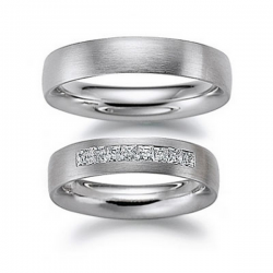 Gerstner trouwringen set 20268 14krt goud met diamant