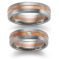 Gerstner trouwringen set 20270 14krt goud met diamant