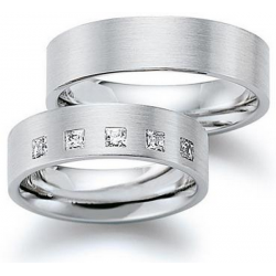 Gerstner trouwringen set 20313 14krt goud met diamant