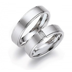 Gerstner trouwringen set 20315 14krt goud met diamant