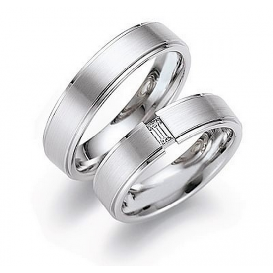 Gerstner trouwringen set 20315 14krt goud met diamant