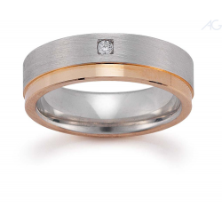 Gerstner trouwringen set 20334 14krt goud met diamant