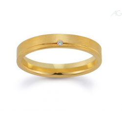 Gerstner trouwringen set 20350 14krt goud met diamant
